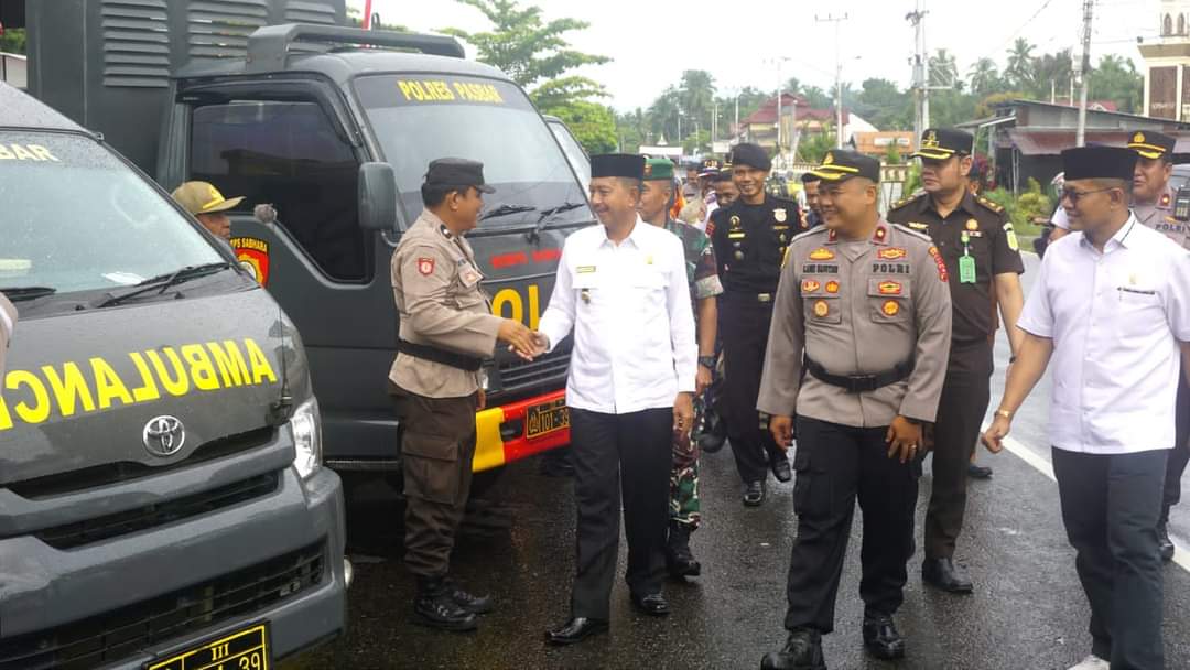 Wakil Bupati Pasaman Barat  Hadiri Apel Gelar Pasukan Operasi Singgalang 2023