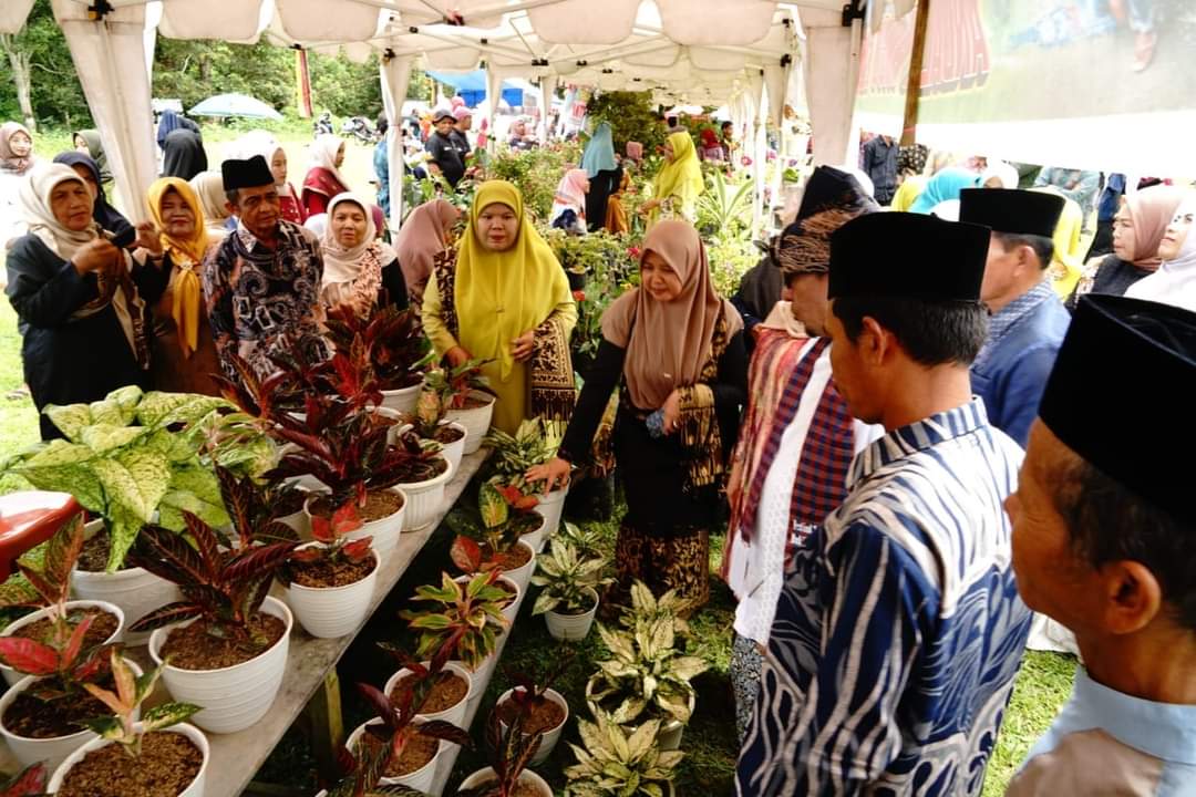 Andaleh Bunga Expo Diaspresiasi  Bupati Tanah Datar Dan Akan Mendunia