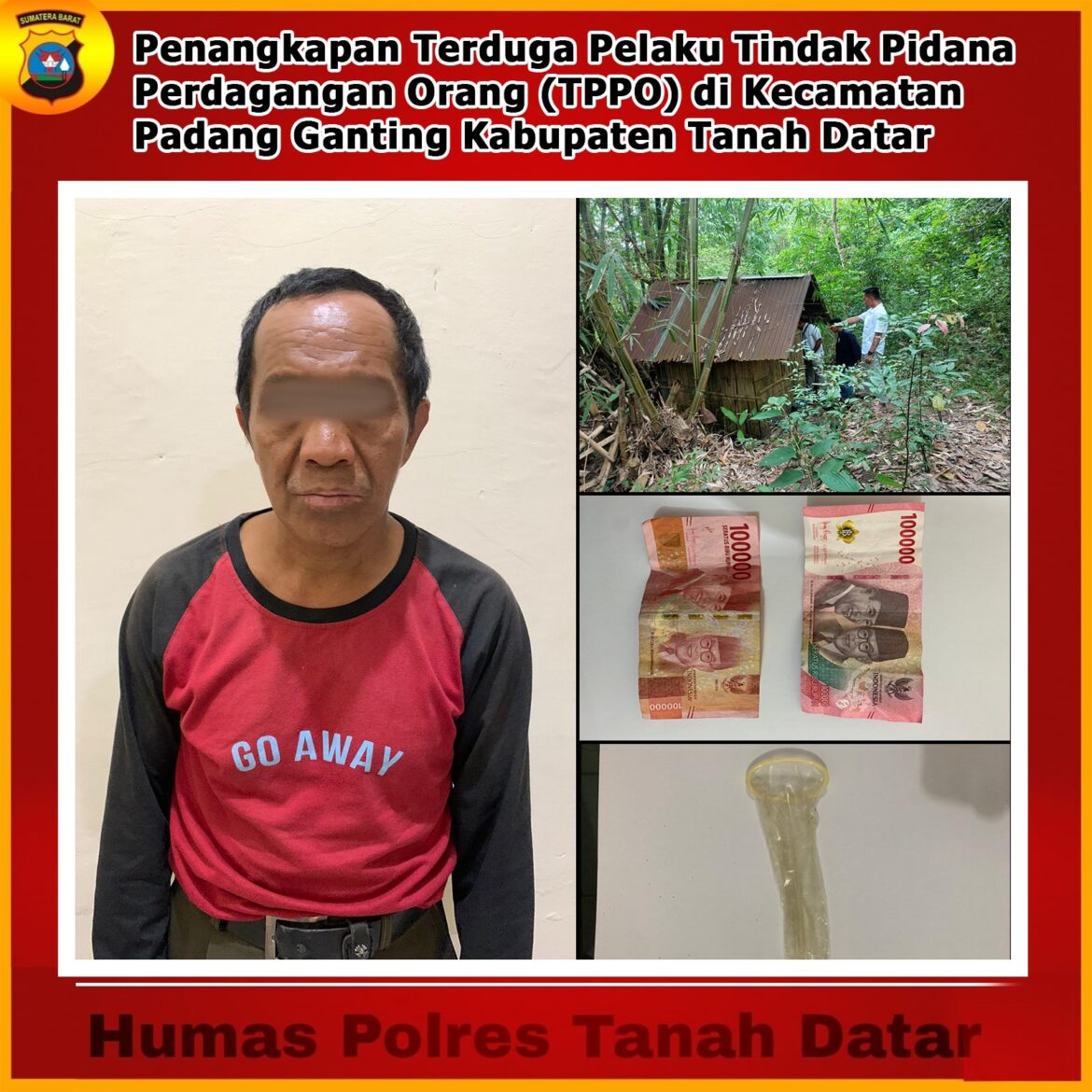 Polres Tanah Datar Berhasil Amankan Kasus TPPO di Padang Gantiang, Ini Pelakunya