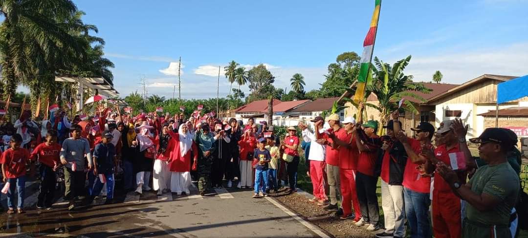 Wakil Bupati Pasaman Barat Lepas Gerak Jalan Santai di Nagari Ophir dan Nagari Jambak Selatan