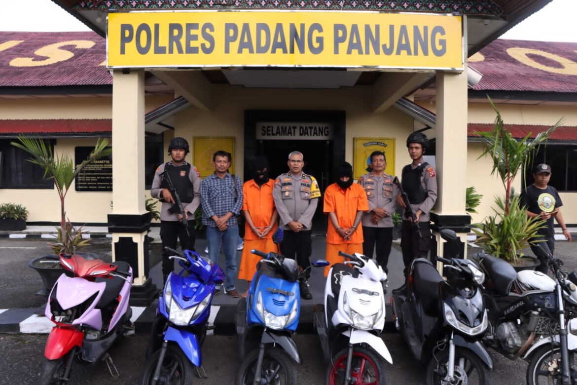 Tiga pelaku Spesialis Curanmor Di Tangkap Di Batipuh Dan Di Nagari Tambangan