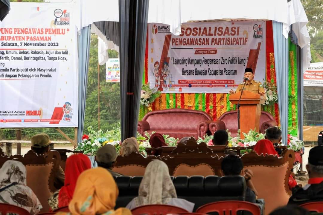 Bupati Pasaman  Lounching Kampung ‘Zero’ Nagari Aia Manggih Selatan