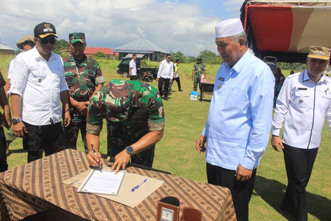 Bupati Pasaman  Apresiasi Satkowil Kodim 0305 Pasaman