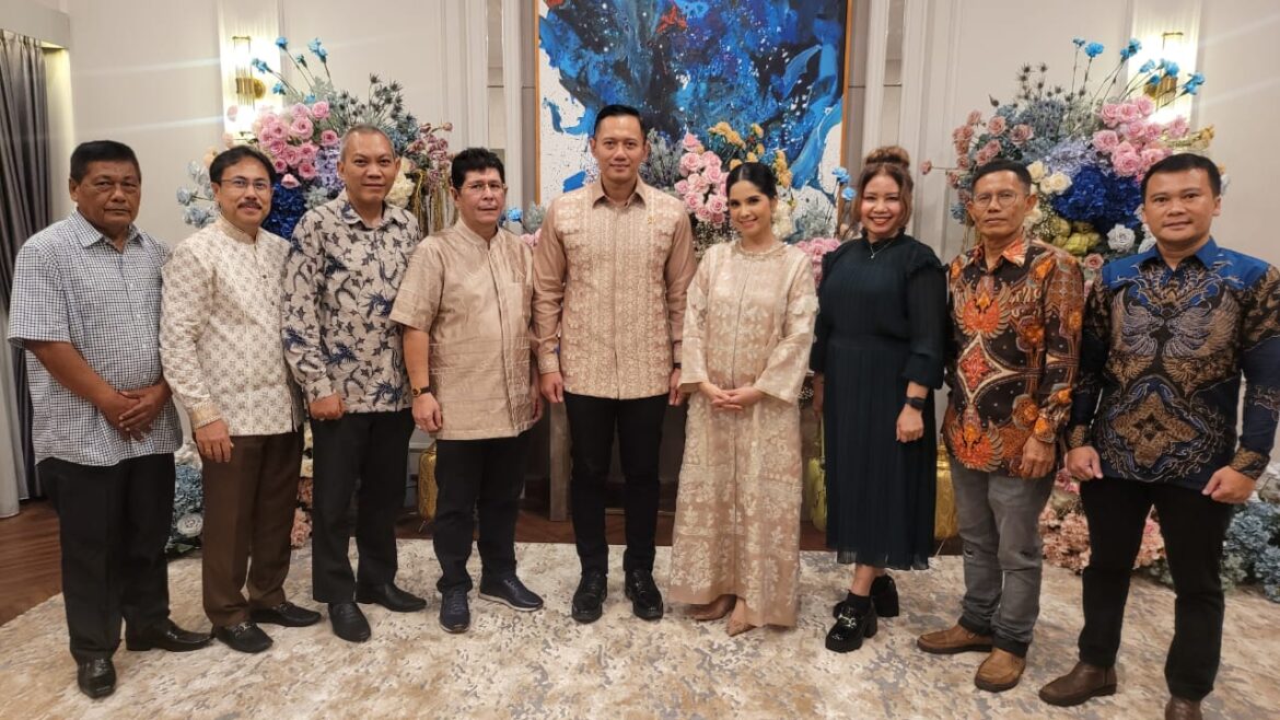 Agus Harimurti Yudhoyono (AHY)  Open house Bersama Keluarga Besar Partai Demokrat 