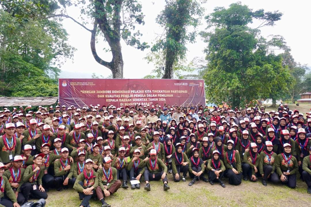 500 Pelajar Ikuti Jambore Demokrasi Di Padang Panjang Yang Diadakan KPU Sumbar