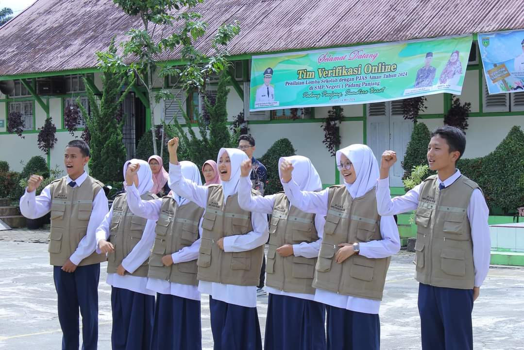 SMP N 1 Padang Panjang  Ikuti Verifikasi Lapangan Lomba PJAS Tingkat Nasional