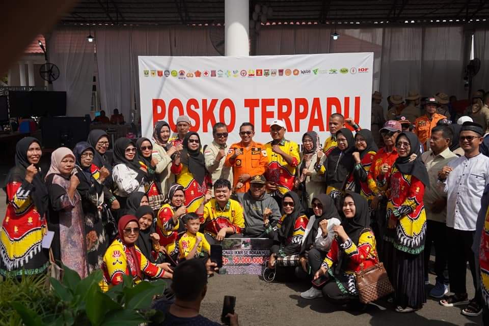 IKTD Duri Bersama IMKR Kota Dumai Dan Pemko Pekanbaru Berikan Bantuan Untuk Tanah Datar