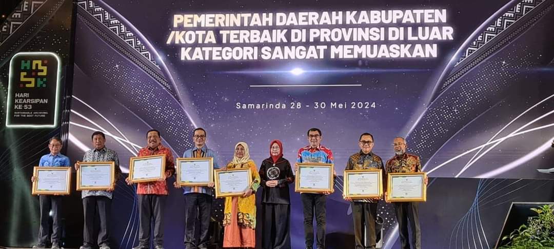 Padang Panjang Terima Penghargaan Dari Arsip Nasional Republik Indonesia (ANRI)