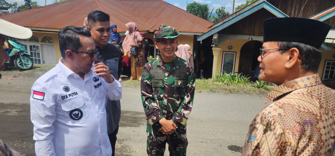 Tokoh Masyarakat Andaleh Minta Bupati Tanah Datar Turunkan Alat Berat Karena Puluhan Ha Sawah Tertimbun Pasir