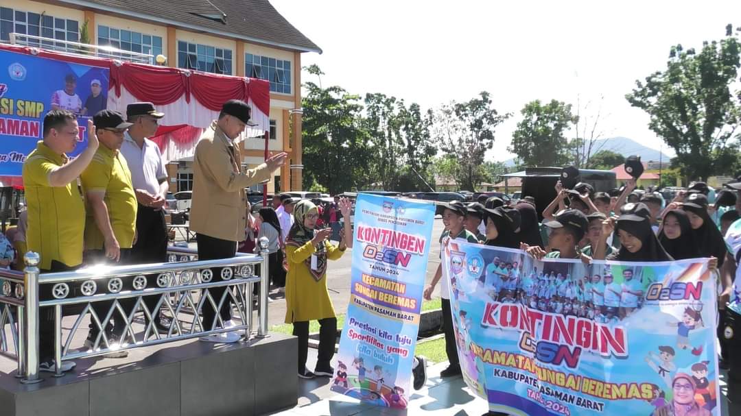 Bupati Hamsuardi  Buka O2SN dan GSI Tingkat Kabupaten Pasaman Barat