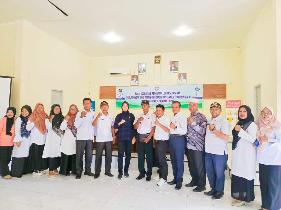 Bahas  Masalah  Kekerasan Terhadap Anak,  DPPKBP3A Rakor Bersama PATBM Nagari Tingkat Pasbar