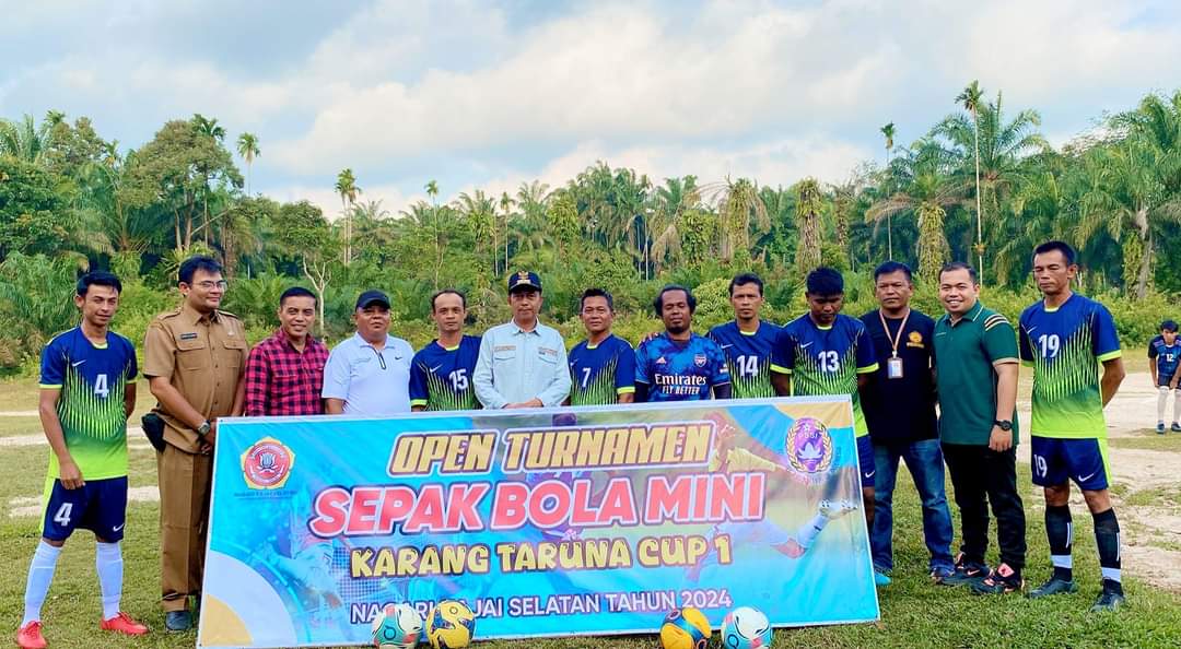 Diikuti 45 Klub, Wakil Bupati Pasaman Barat  Buka Turnamen Sepak Bola Karang Taruna CUP 1 Nagari Kajai Selatan