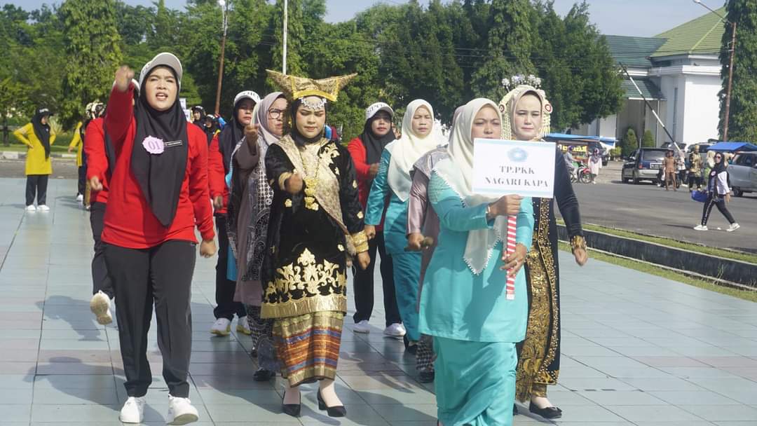 Jambore Kader PKK Berprestasi Tingkat Kabupaten Pasaman Berlangsung Semarak Dan Meriah