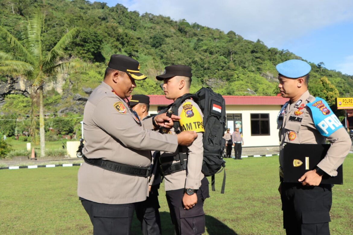 Kapolres Padang Panjang : 130 Personil Diturunkan Dalam Pengamanan PSU Ulang DPD RI Sumbar