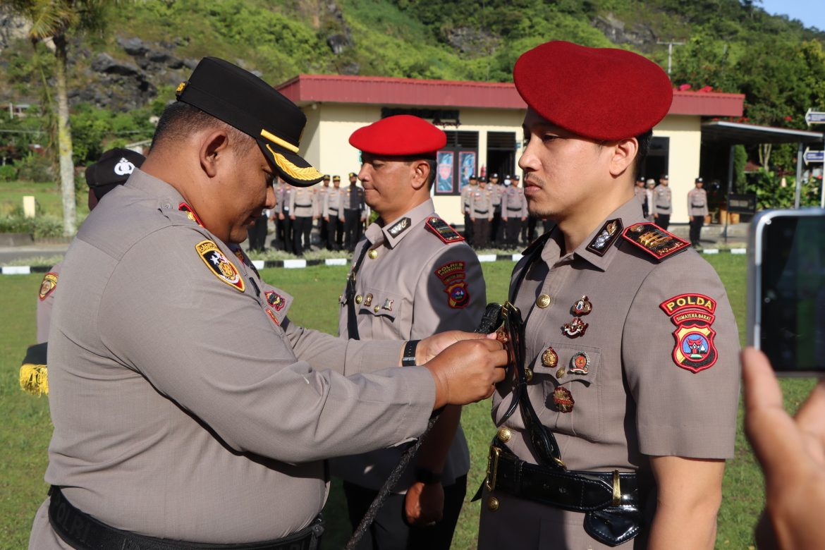AKP Wiko Satria afdhal S.TR.K.,S.I.K Jadi Kasat Reskrim, Ini Pesan Kapolres Padang Panjang