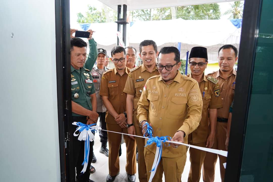 Bupati Tanah Datar Resmikan Gedung Posyandu Orchid Jorong Kampung Baru Nagari Baringin Lima Kaum 