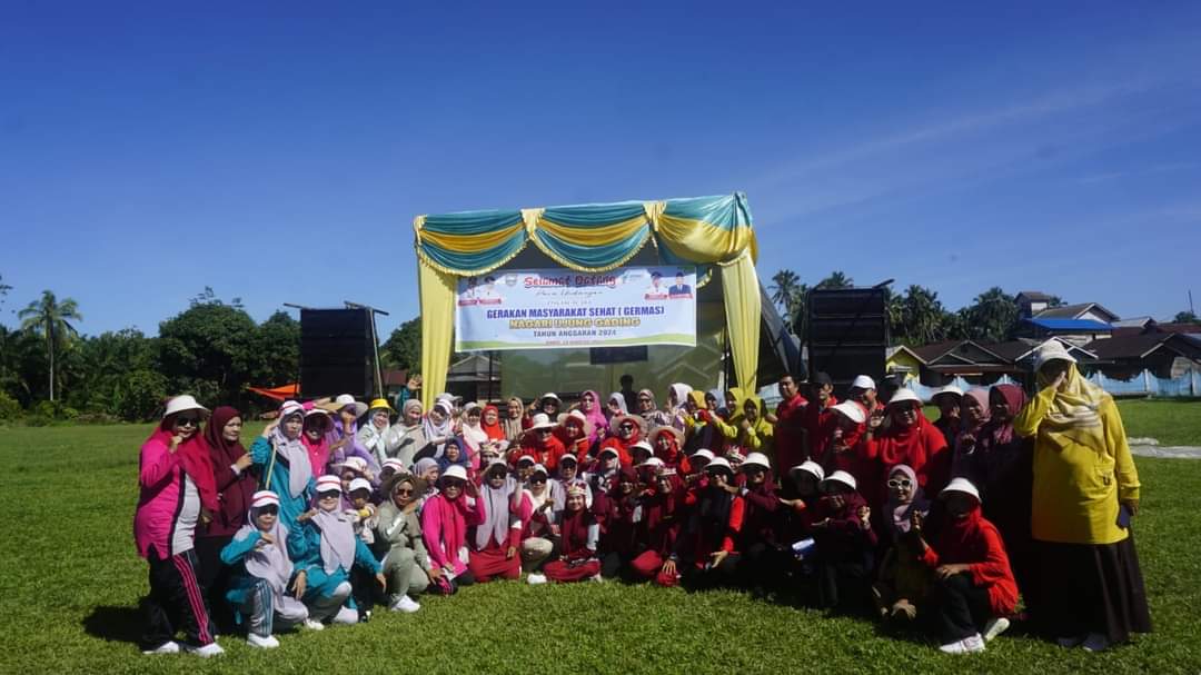 Ketua TP-PKK Pasaman Barat Buka Germas Nagari Ujung Gading