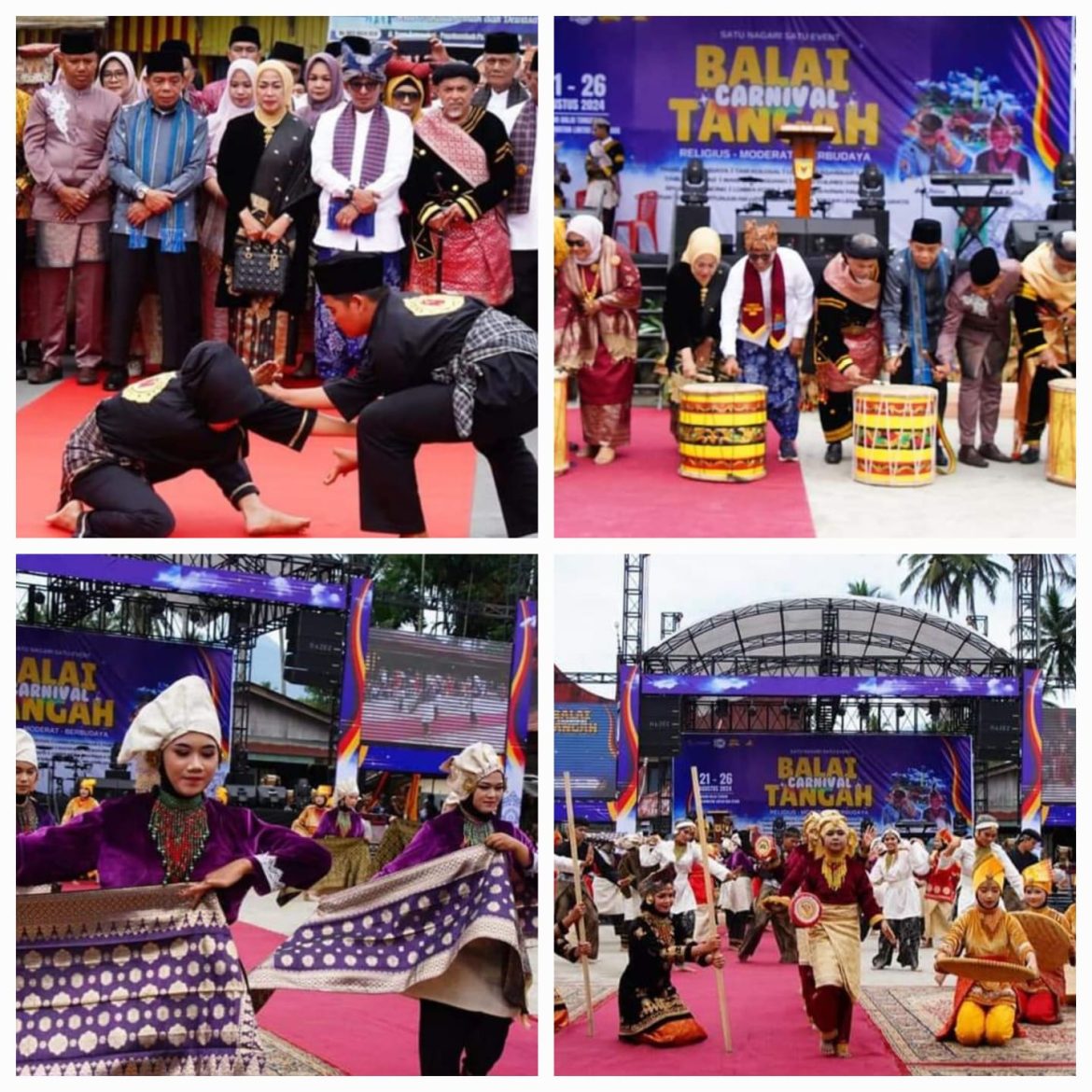 Bupati Tanah Datar Puji Event Balai Tangah Carnival Kecamatan Lintau Buo Utara Yang Terhebat  Dan Termewah