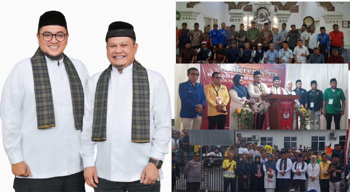 Dua Paslon Bupati Dan Wakil Bupati Tanah Datar, Richi Aprian dan Dony Karson Pendaftar Terakhir Di KPU