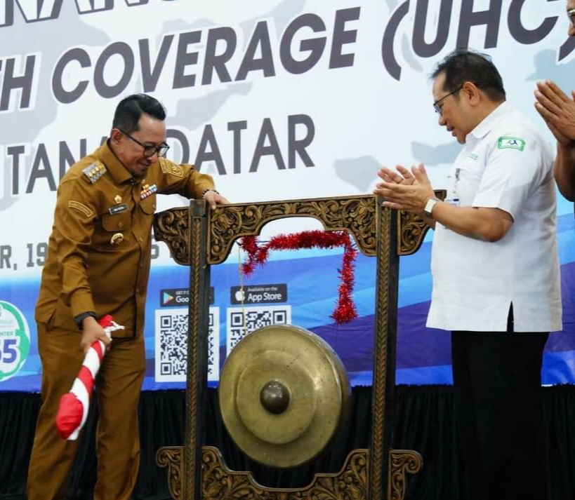 Bupati Eka Putra Canangkan UHC “Tanah Datar Sehat, Merdeka Berobat”