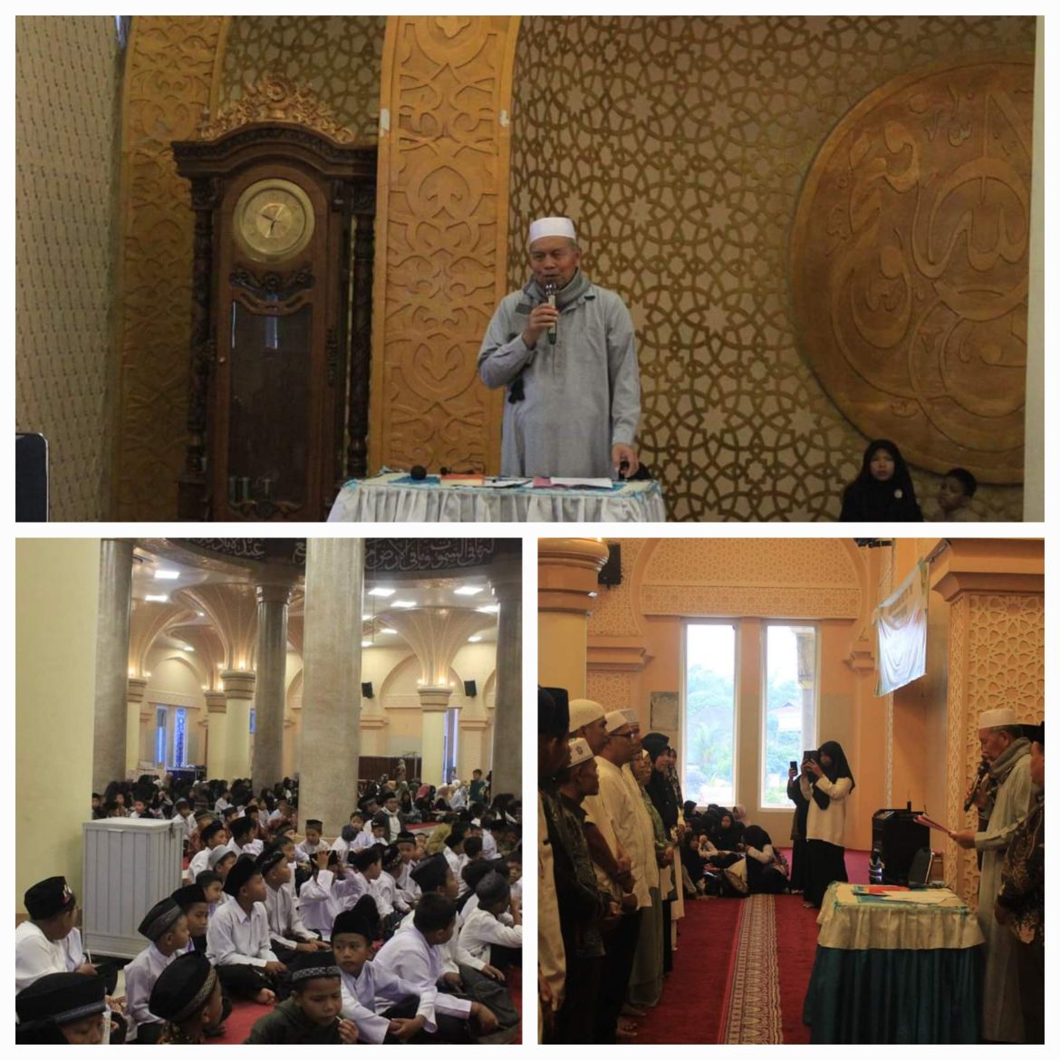 Bupati Pasbar Hadiri Didikan Subuh Gabungan Se Kecamatan Pasaman Di Mesjid Agung Simpang Empat