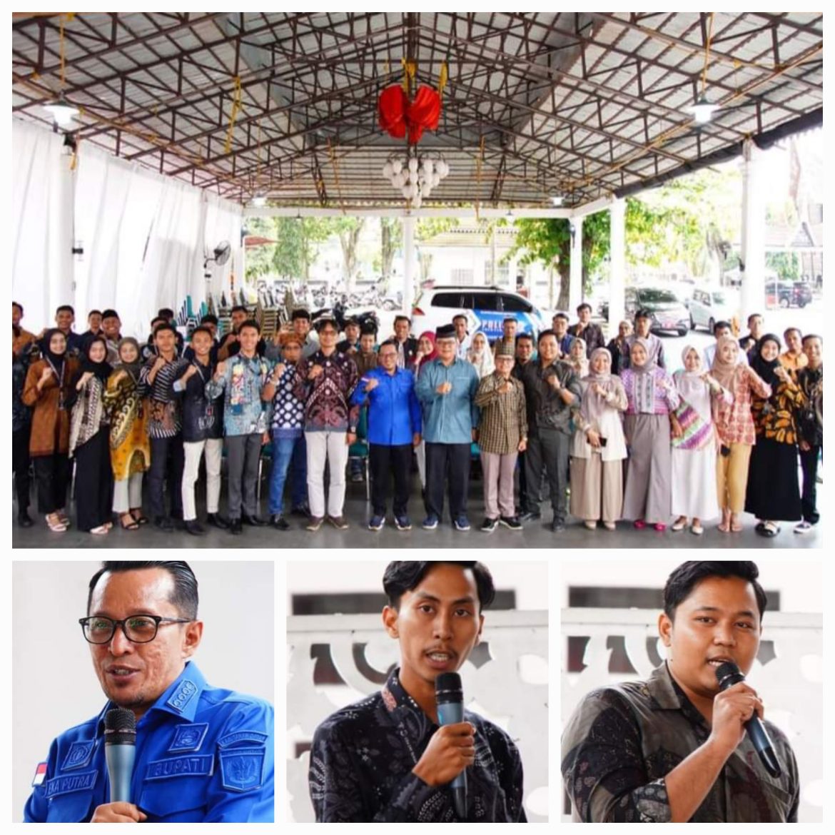 Bupati Eka Putra  Aspresiasi Seminar Wisata dan Budaya Yang Diprakasai Uda Uni Duta Wisata Tanah Datar