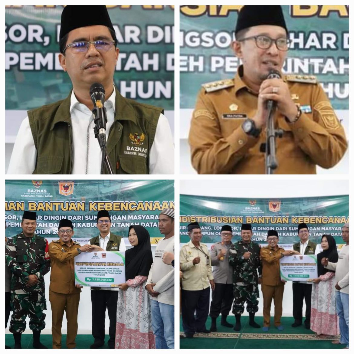 Serahkan Bantuan Senilai Rp 2.625.960.532, Bupati Eka Putra Minta Masyarakat Jangan Mudah Percaya Hoaks