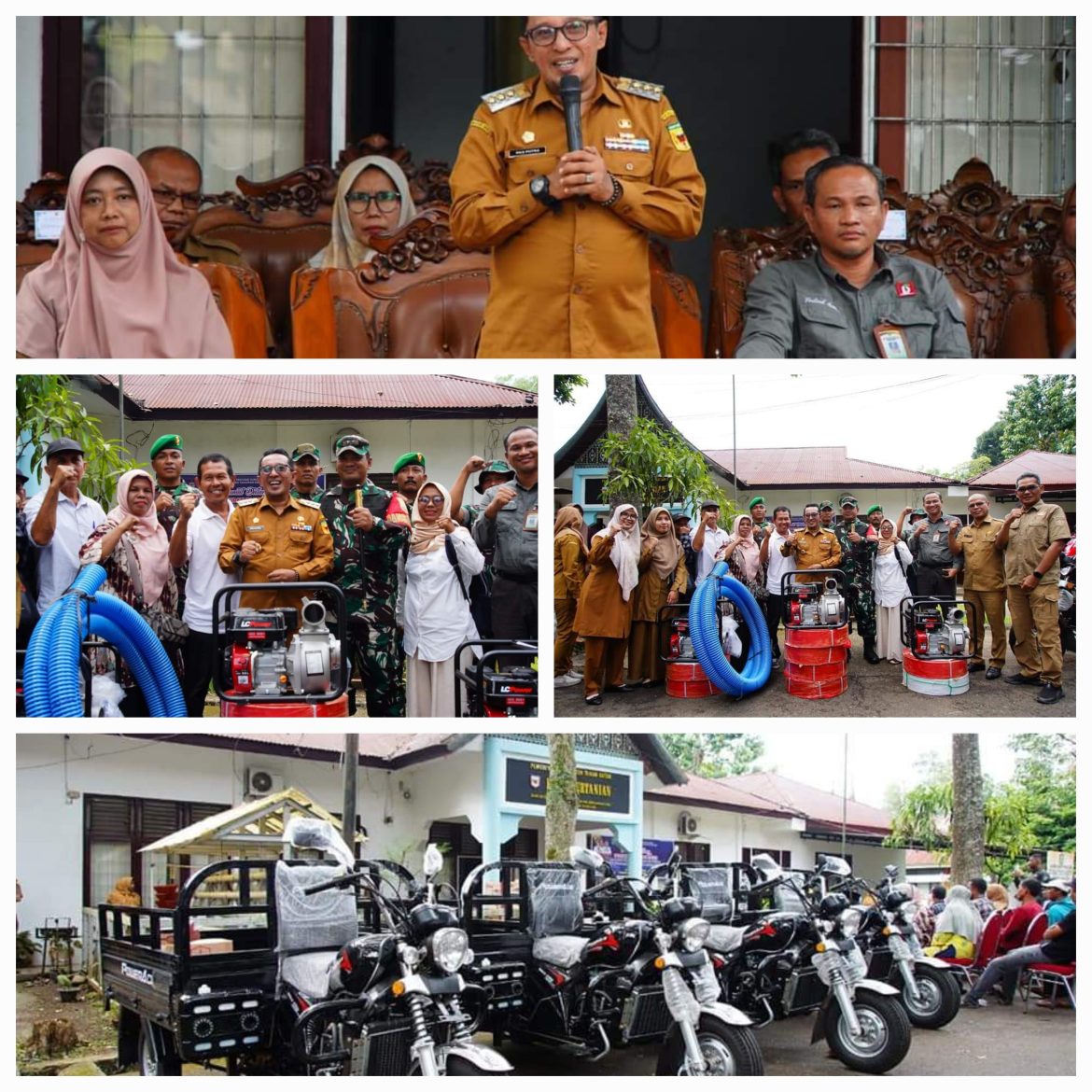 Kelompok Tani Tanah Datar Terima Bantuan Dari Kementerian RI dan Anggota DPRD Sumbar