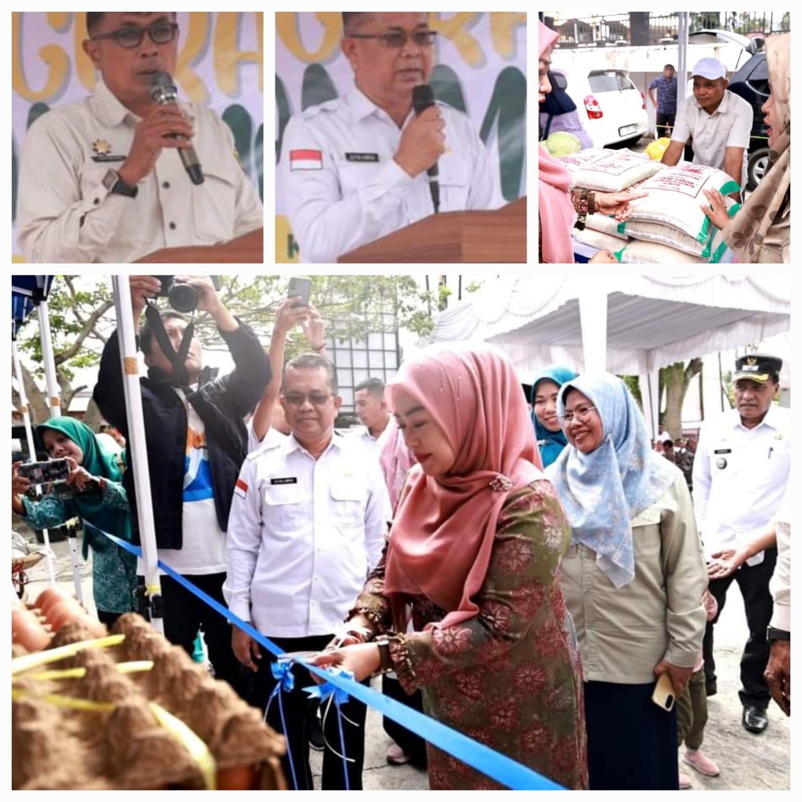 Stabilisasi Harga, Pemkab Tanah Datar Gelar Gerakan Pangan Murah Di Pasar Sungai Tarab