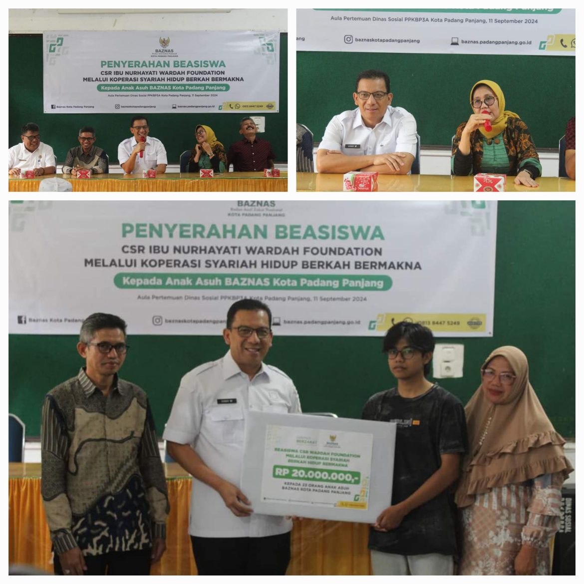 23 Siswa Kota Padang Panjang Terima Beasiswa CSR Wardah Foundation