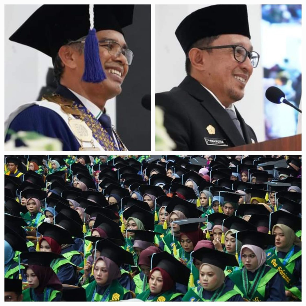 Dihadiri Bupati Tanah Datar, UIN Mahmud Yunus Batusangkar Wisuda 1.071 Mahasiswanya