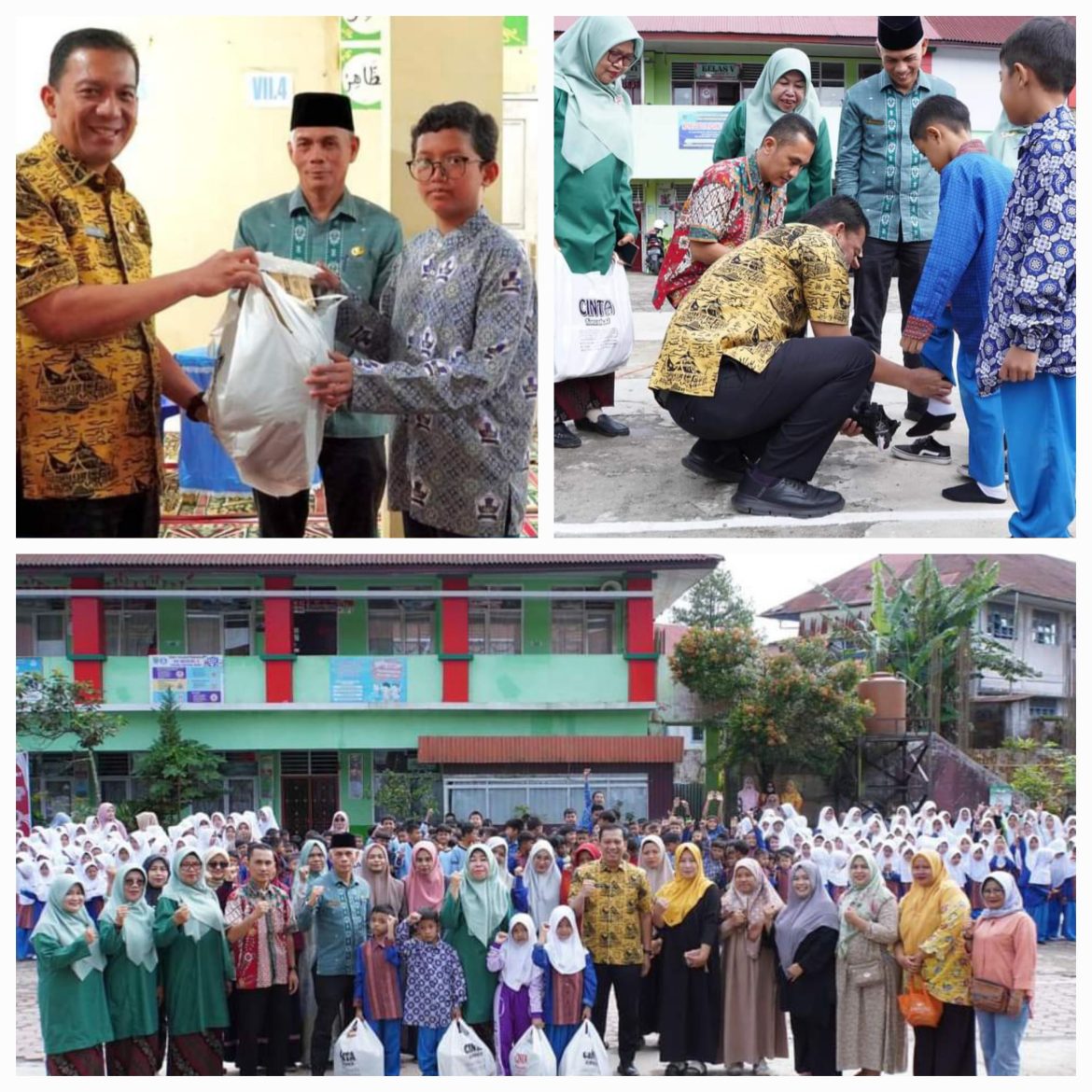 499 Pelajar Kota Padang Panjang Terima Bantuan Seragam Dan Perlengkapan Sekolah