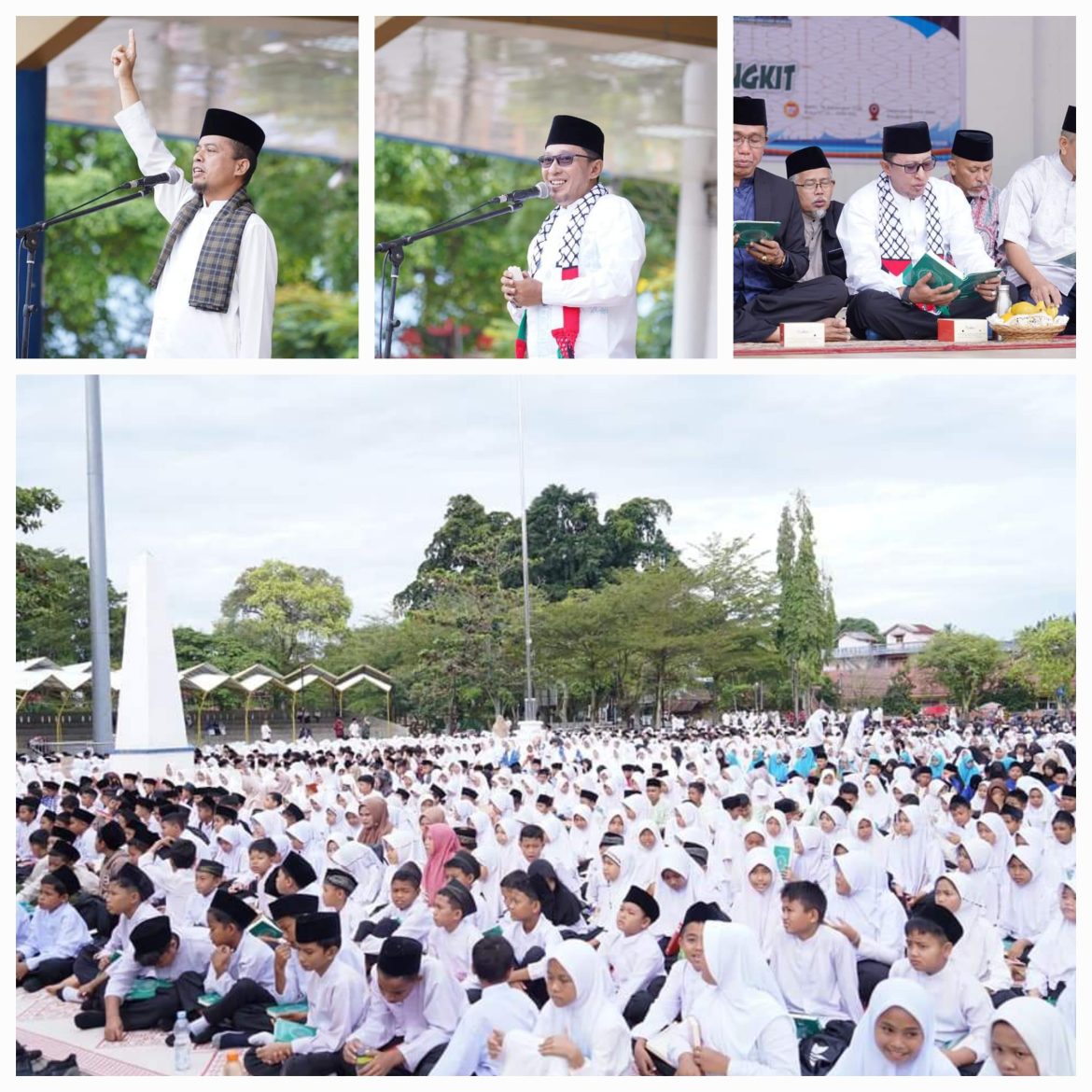 Dihadiri Bupati, Ribuan Siswa Havizh Ikuti Kegiatan Tanah Datar Mengaji dan Bangkit 