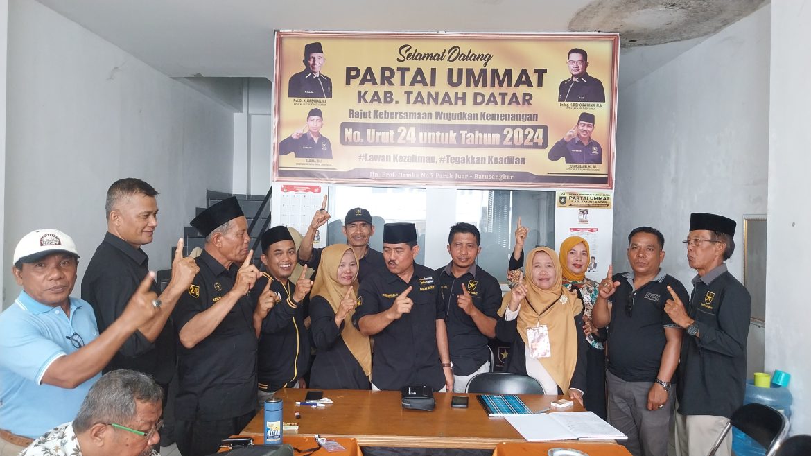 DPD Partai Ummat Tanah Datar Akan Berikan Sanksi Yang Tegas Kepada Kader Yang Membelot