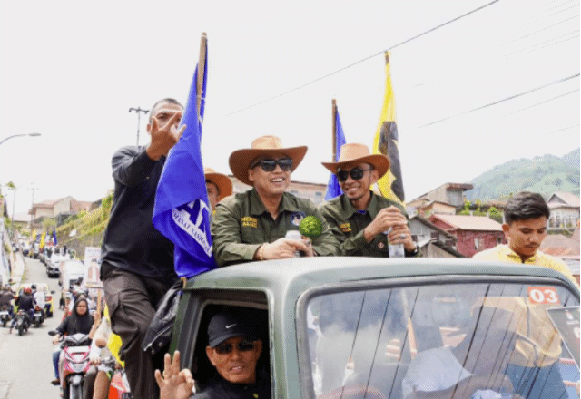 Tiga Paslon Wali Kota  dan Wawako  Komit Kampanyekan Pemilu Damai Di Kota Padang Panjang