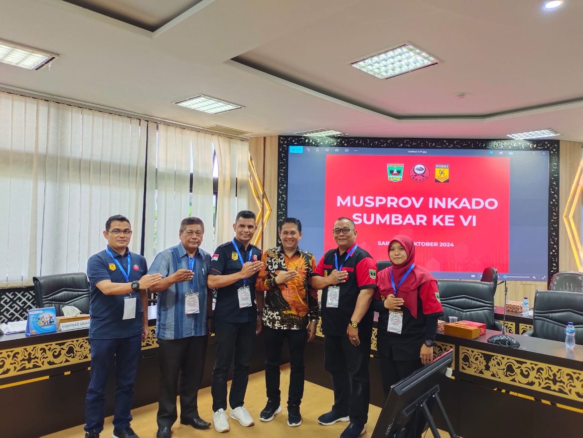 Wakil Ketua DPRD  Evi Yandri Rajo Budiman Terpilih Secara Aklamasi Sebagai Ketua Umum Pengprov INKADO Sumbar