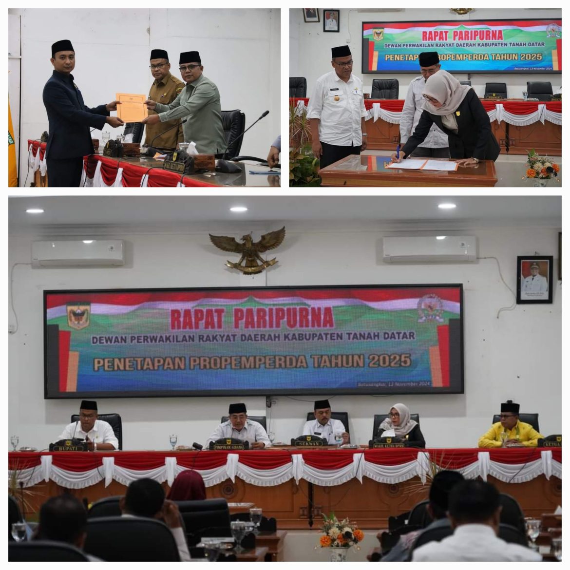 DPRD Tanah Datar Tetapkan 9 Propemperda tahun 2025