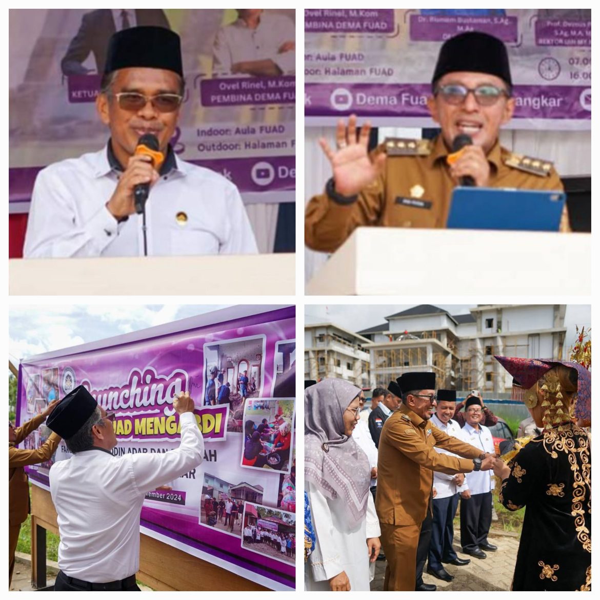 Bupati Tanah Datar  Buka Fuad  Fair UIN Mahmud Yunus Batusangkar