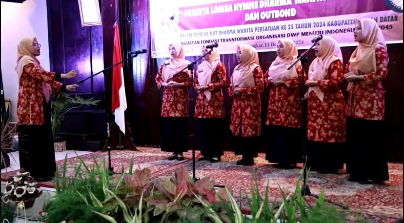 Peringatan HUT Dharmawanita Persatuan Tanah Datar Berlangsung Khitmat