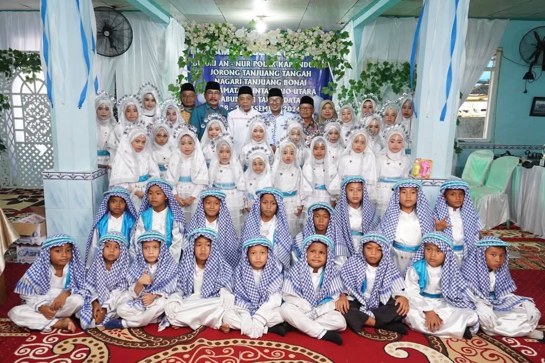 72 Santri Ikuti Khatam Alquran Di Surau An Nur Polak Kapunduang, Nagari Tanjung Bonai, Ini Pesan Bupati Tanah Datar
