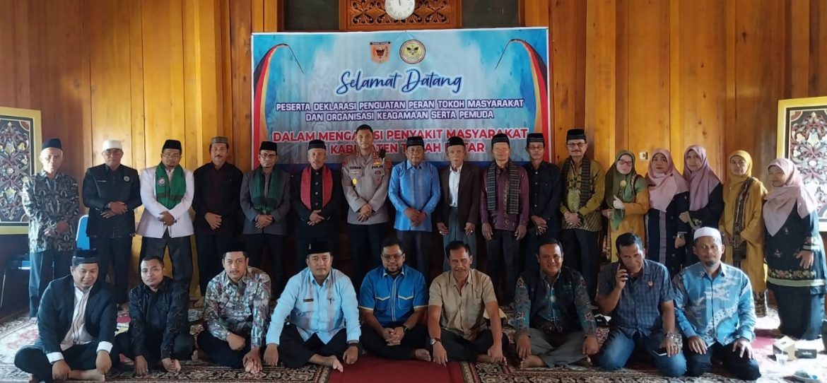 Deklarasi Bersama Tokoh Masyarakat Tanah Datar : Seruan Bersatu Tangani Penyakit Masyarakat