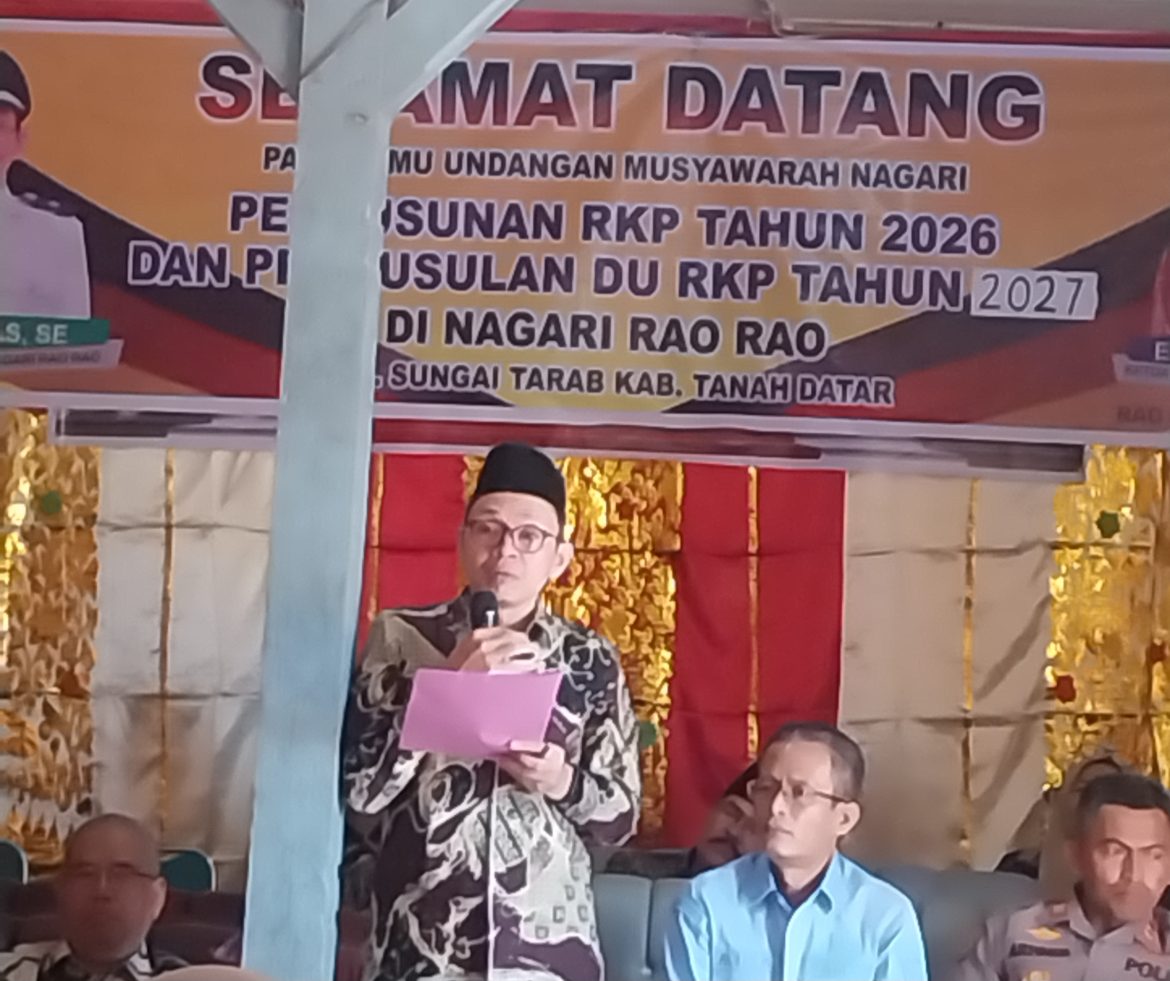 Warga Keluhkan Serangan Cigak dan Jalan Rusak dalam Musrenbang Nagari Rao Rao Kecamatan Sungai Tarab