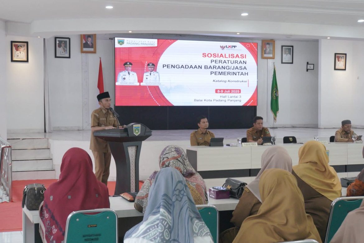 Wakil Walikota Padang Panjang : Tidak Ada Proyek Atas Nama Wali Kota dan Wakil Wali Kota