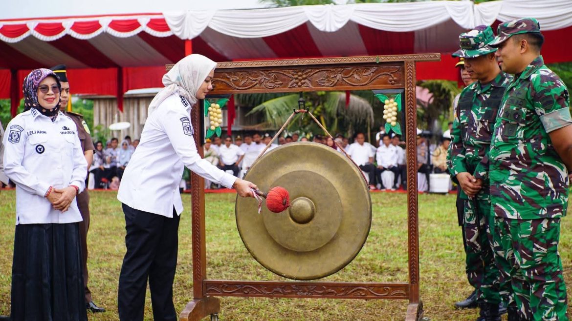 Bupati Dharmasraya Buka TMMD ke-125 di Nagari Sungai Kambut Pulau Punjung