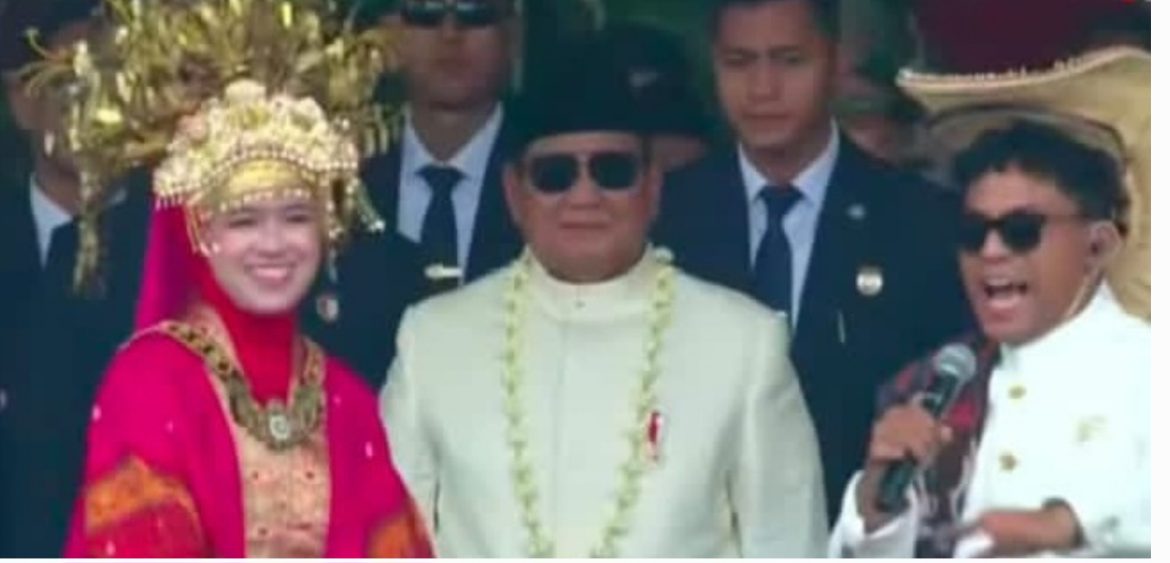 Diva Aurel, Putri Wartawan Tanah Datar Menyanyi Dihadapan Presiden