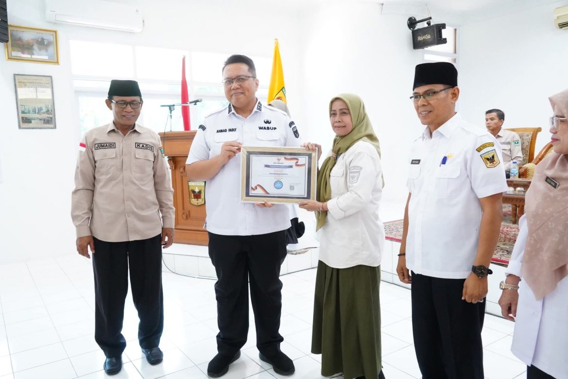 Dinas Kominfo Terbaik Pertama Hasil Pengawasan Kearsipan Lingkungan Pemkab Tanah Datar