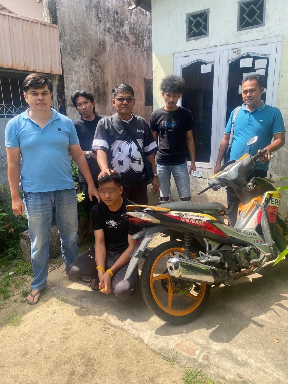 Pelaku Curanmor Di Jorong Gantiang Ateh Nagari Tanjung Alam Kecamatan Tanjung Baru Ditangkap Di Jambi