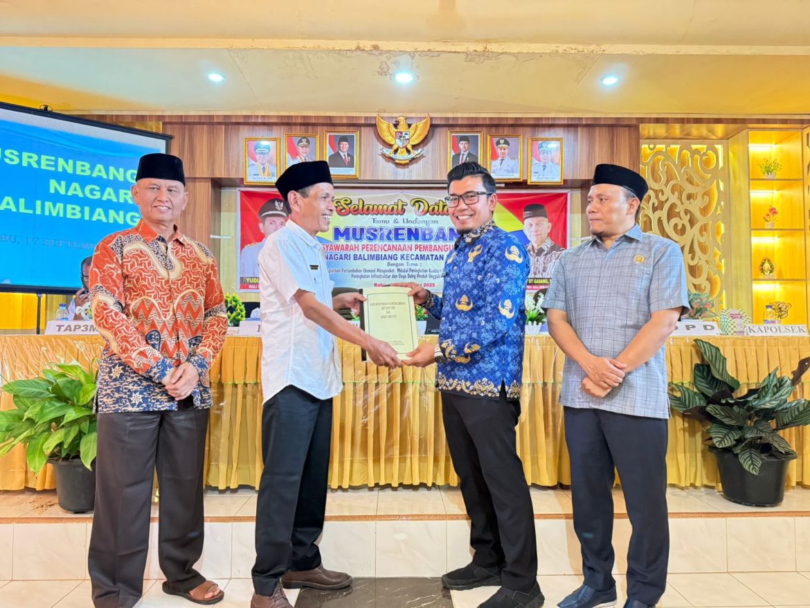 Musrenbang Nagari Balimbing 2026, Targetkan Peningkatan Ekonomi Dan Sarana Pendidikan