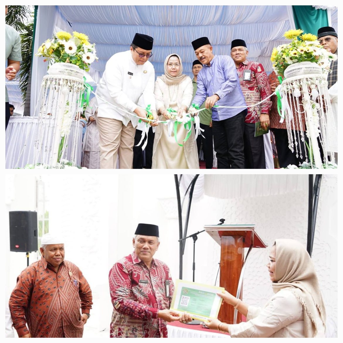 Wakil Bupati Tanah Datar Resmikan Mushalla Umaimah Jadi Masjid Di Jorong Piliang Lima Kaum