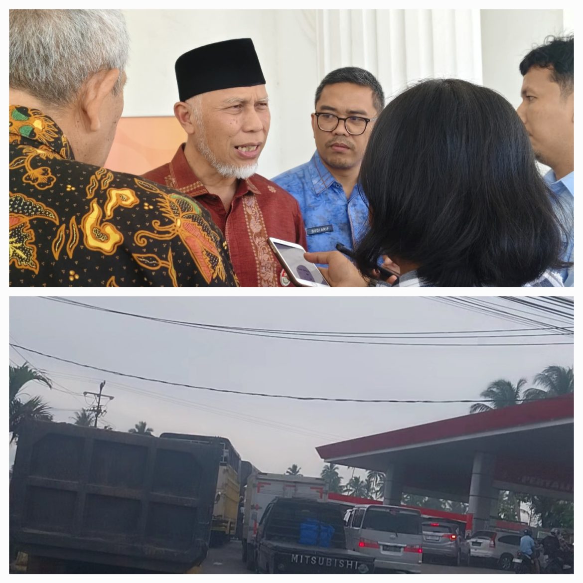 Antrean Panjang Akan Berkurang Karena  Ada Penambahan 70 Ribu KL Bio Solar Untuk SPBU Di Sumbar